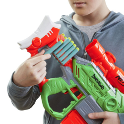 Hasbro Nerf DinoSquad - Пусковая установка Rex-Rampage + стрелы F0807