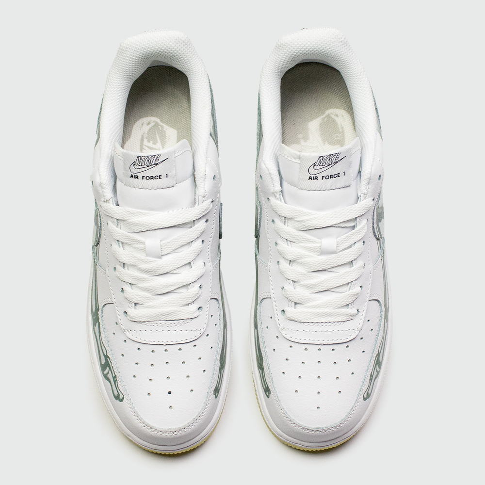 Кроссовки Nike Air Force 1 Low Wmns Skeleton Triple White