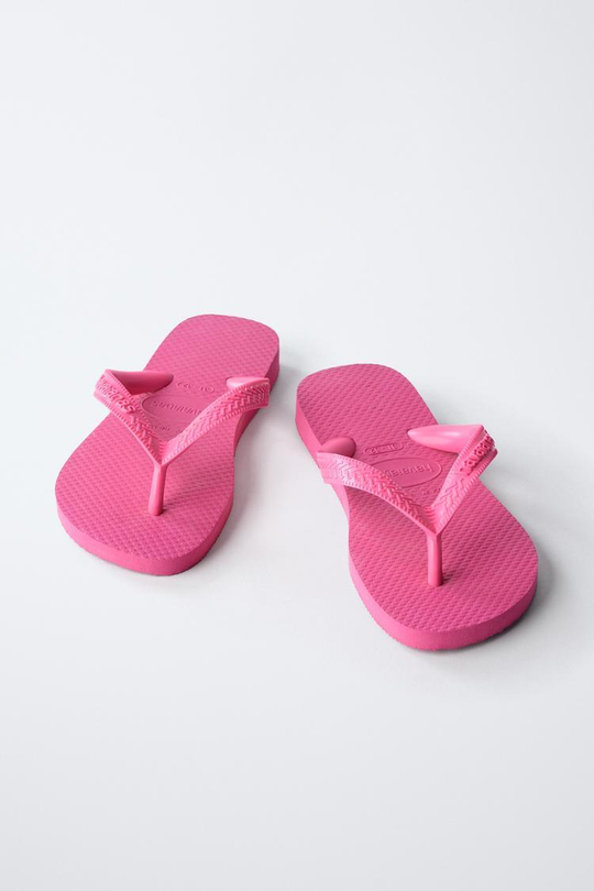 ZARA X HAVAIANAS ® САНДАЛИИ, РОЗОВЫЙ