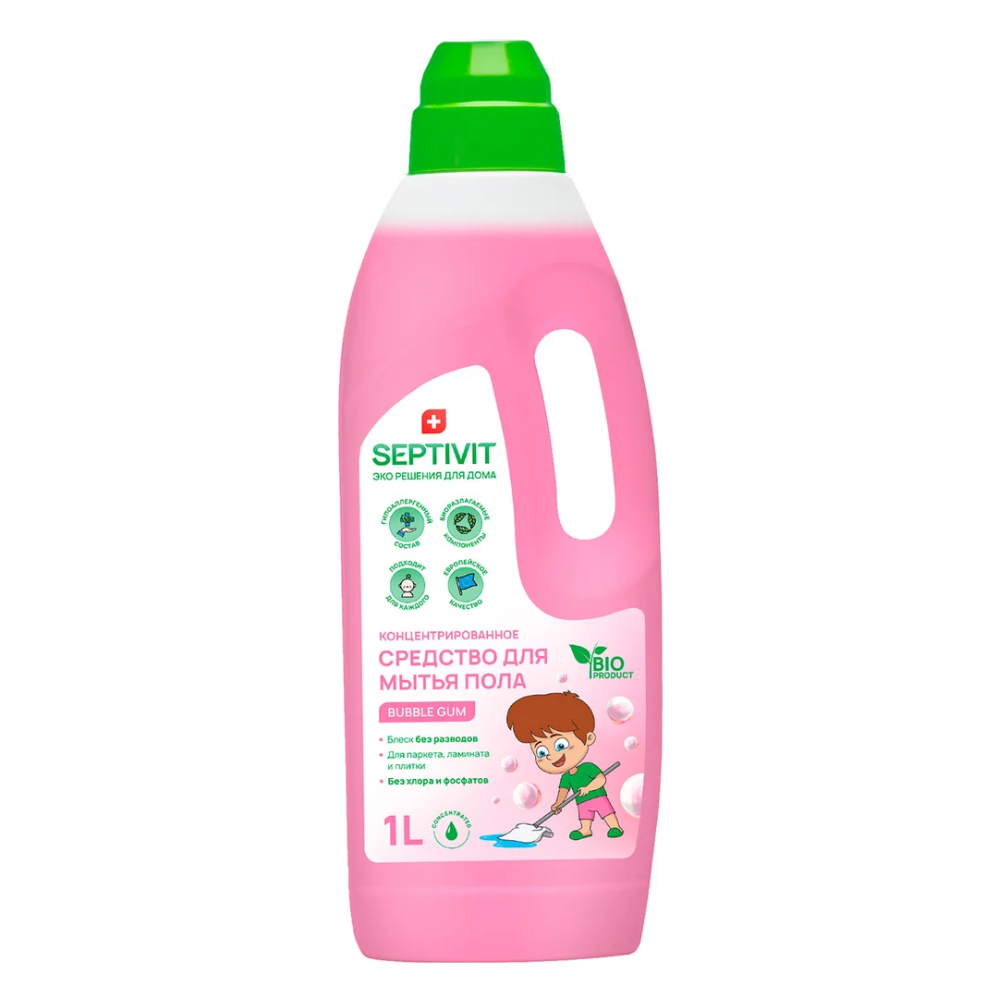 Средство для мытья пола Buble Gum SEPTIVIT 1 л
