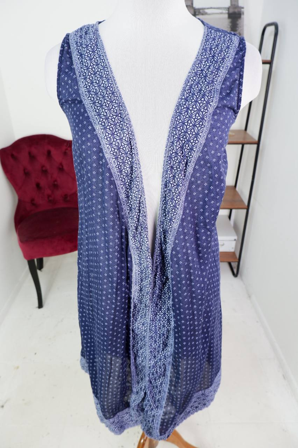 Кардиган для летних прогулок, визуально на 44 размер