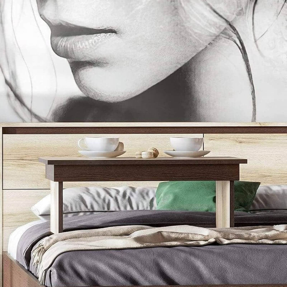 Кровать двойная (1,6х2,0) "Берген" серия 3