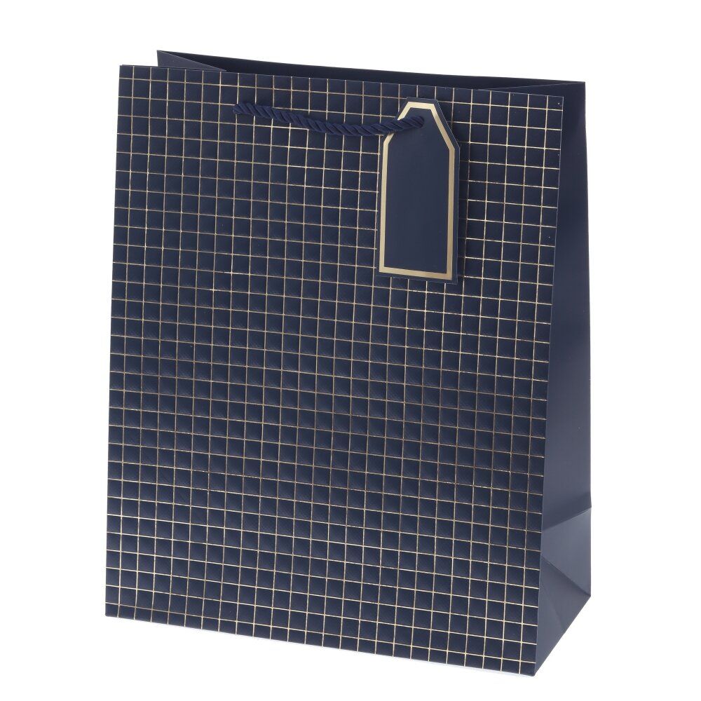 GAEM Пакет подарочный M (бумага 210г/м2, блок 12шт), L26 W12 H32 см, 14в.