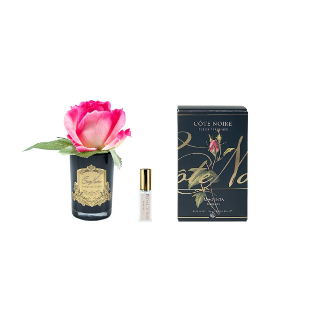 Ароматизированная роза и спрей 10мл Cote Noire Dose Bud Magenta