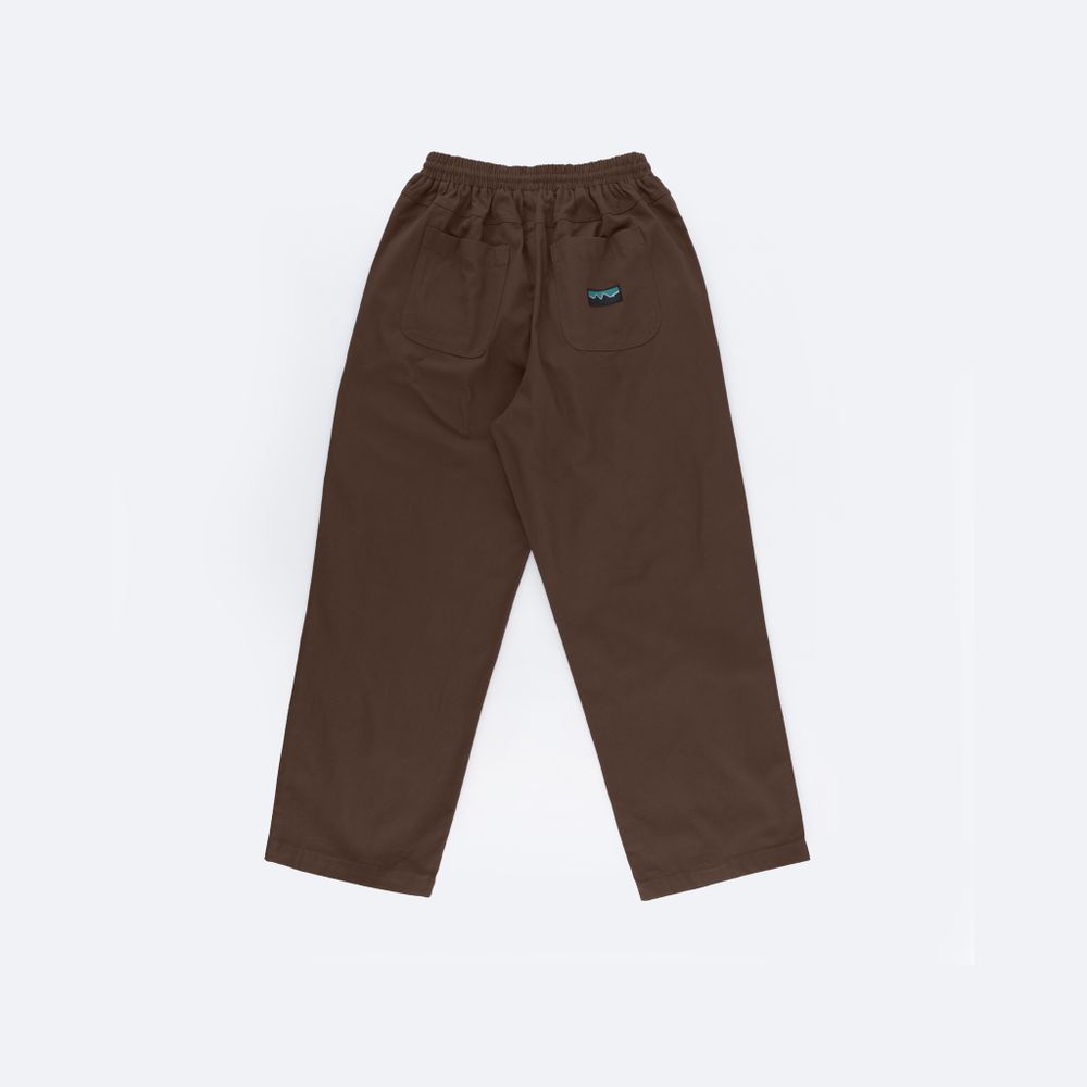 Брюки Magamaev Canvas tube pants (brown)