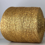 MONALISA - PINORI Filati; вискоза, п/а, пайетки 3мм, через каждые 10мм; 330м/100гр; col. 0120, цвет: золотые пайетки на золотой нити; S510
