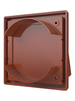 Выход стенной КФВ фланец D125 обр.клапан 150х150 ASA Terracotta ERA