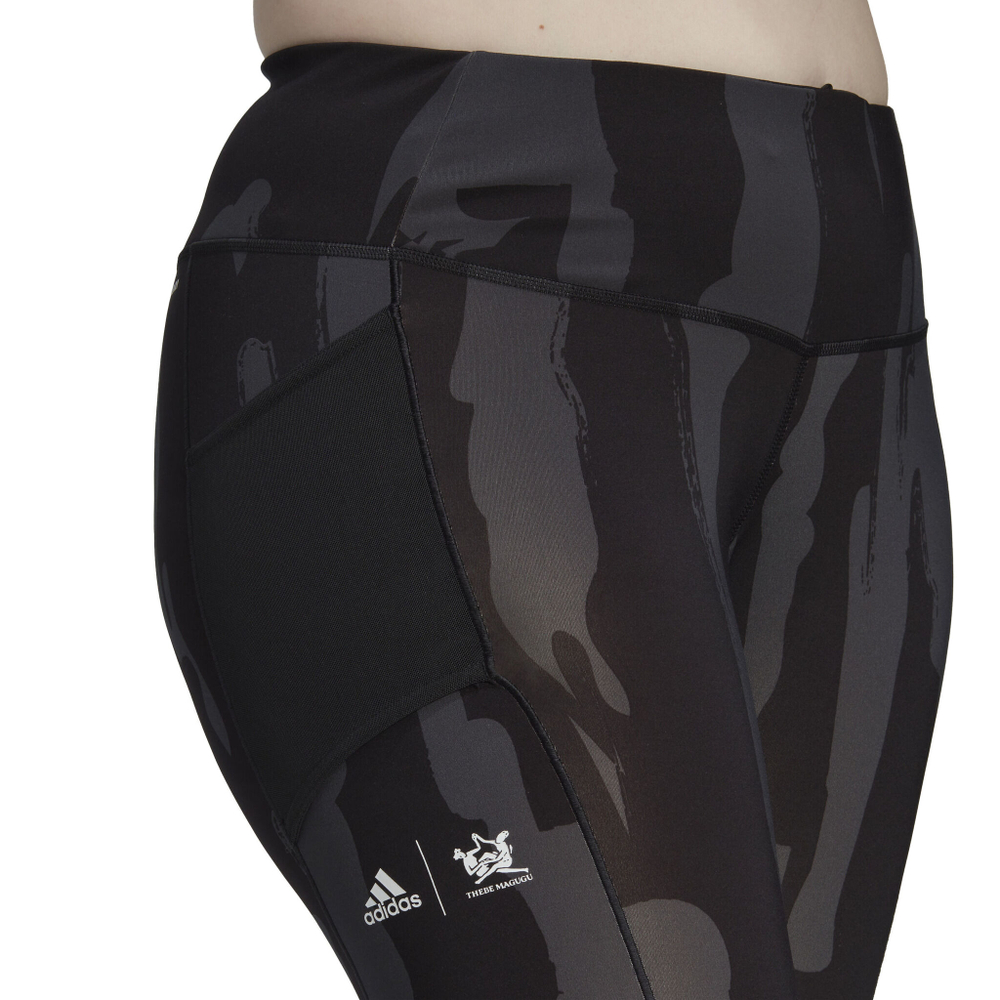 Женские теннисные брюки adidas New York Plus Tight Women - Black