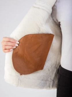 Дубленка зимняя натуральная короткая авиатор Турция