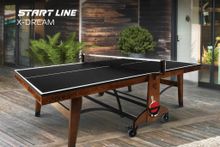 Стол теннисный X-dream Start Line (Дуб натуральный(natur-wood), ЛДСП Графит)
