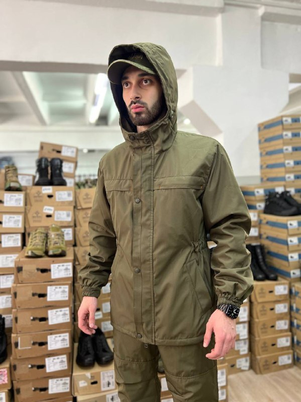 Костюм Город 2 деми / олива