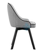 Стул DikLine 266М поворотный опоры чёрные