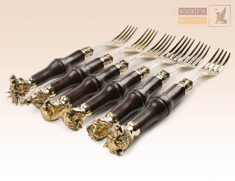 вилка столовая Звери