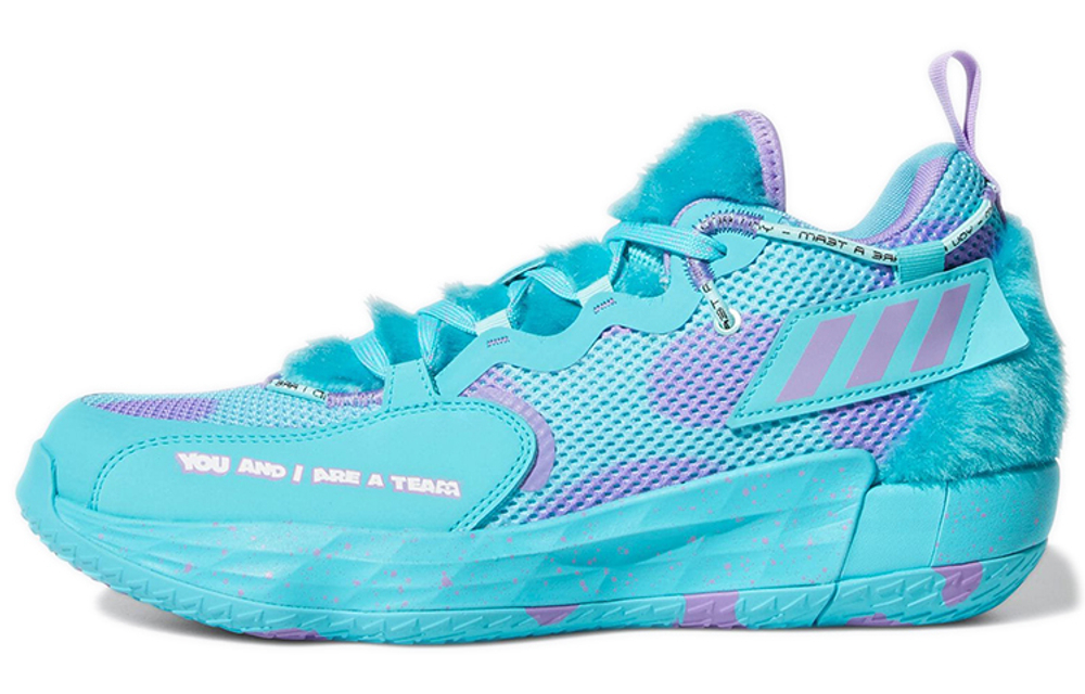 Кроссовки Monsters X Adidas Dame 7 Extply "Sulley"