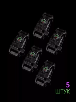 Фастекс со свистком, огнивом и компасом