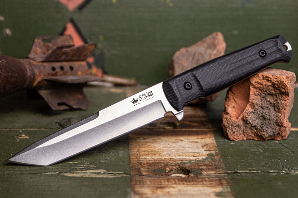 Тактический нож Aggressor AUS-8 Stonewash G10 Black