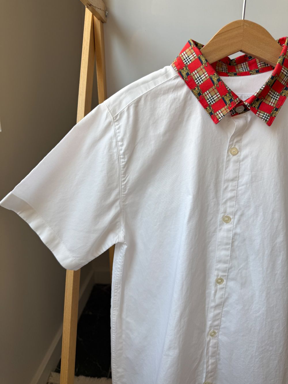 Хлопковая рубашка Burberry, 140