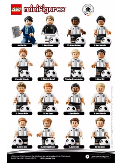LEGO Minifigures 71014 Сборная Германии Месут Озиль