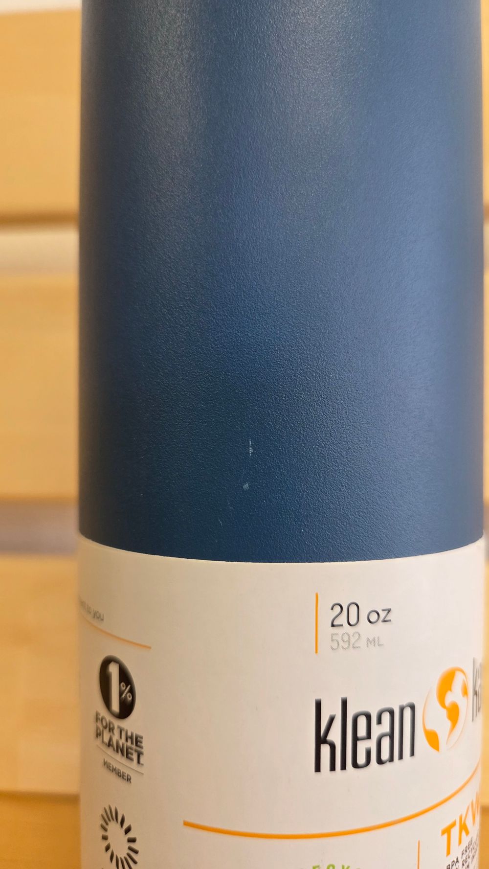 Термокружка Klean Kanteen TKWide Cafe Cap 20oz (592 мл) Real Teal (мелкие потертости)