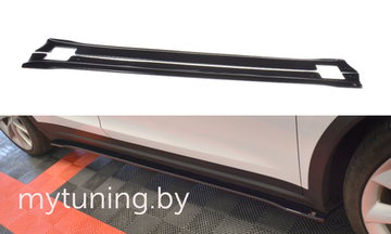 Сплиттеры накладок на пороги для TESLA Model X (15-...)