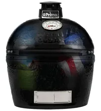 Керамический угольный гриль Primo Oval 200 Junior, 34х47 см, на переносной подставке Primo GO
