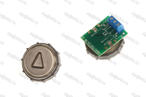 Кнопка (кнопочный модуль) ВКЛ13А7-52ПБ "Стрелка", круглая, с кодом Брайля