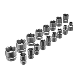 Набор инструментов, 1/2", 3/8", 1/4", пластиковый кейс 171 предм. Сибртех