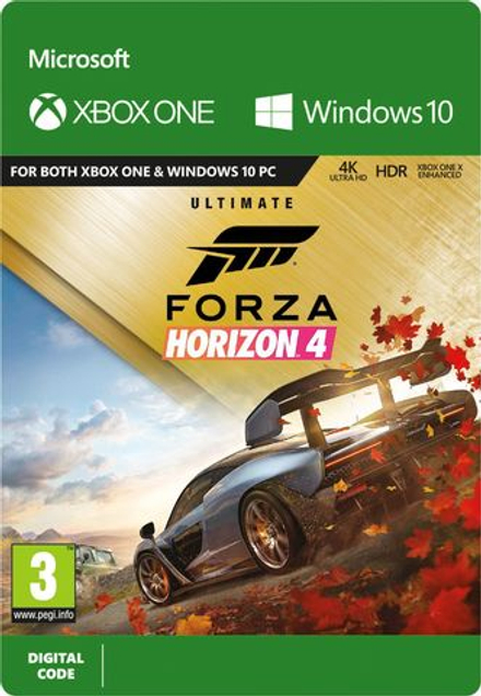 Forza Horizon 4: Ultimate (для Xbox One/Series S/X, полностью на русском языке) [Цифровой код доступа]