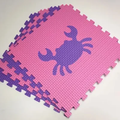 Мягкий пол "Жители моря" 500x500x10 мм 45 шор