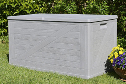 Сундук Toomax WoodLine, 420 л Светло-серый