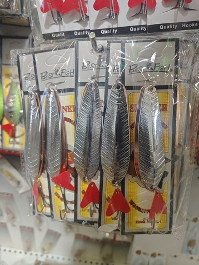 блесна двойная komandor 30Г 5штук