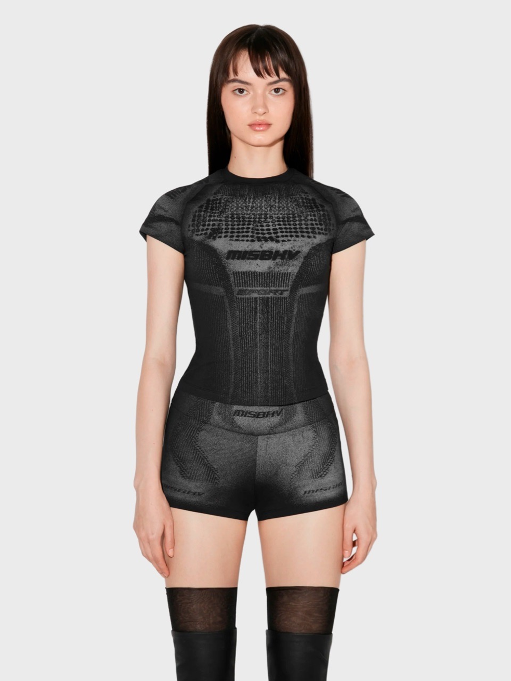 Футболка MISBV Activewear Printed Jersey Black