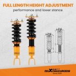 Complete Coilovers Kit подходит для автомобиля Mazda RX-8 2004-2011 Struts Coil Shocks Adj. Height lowering kit