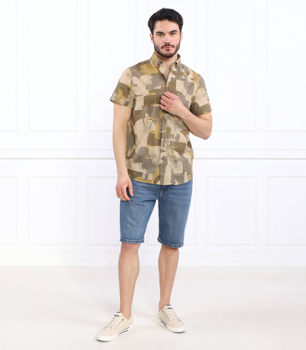 Рубашка SS COLLINS GUESS - зеленый(M3GH65 WFDS1)