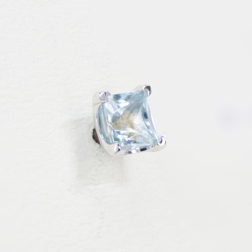 Princess prong tops with Semi-Precious stone