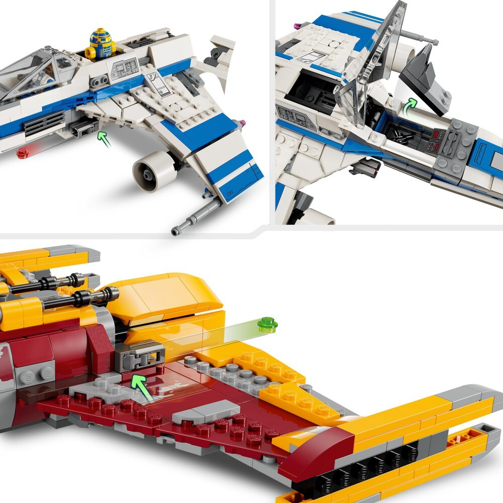 LEGO Star Wars — E-Wing Новой Республики против звездного истребителя Шин Хати 75364