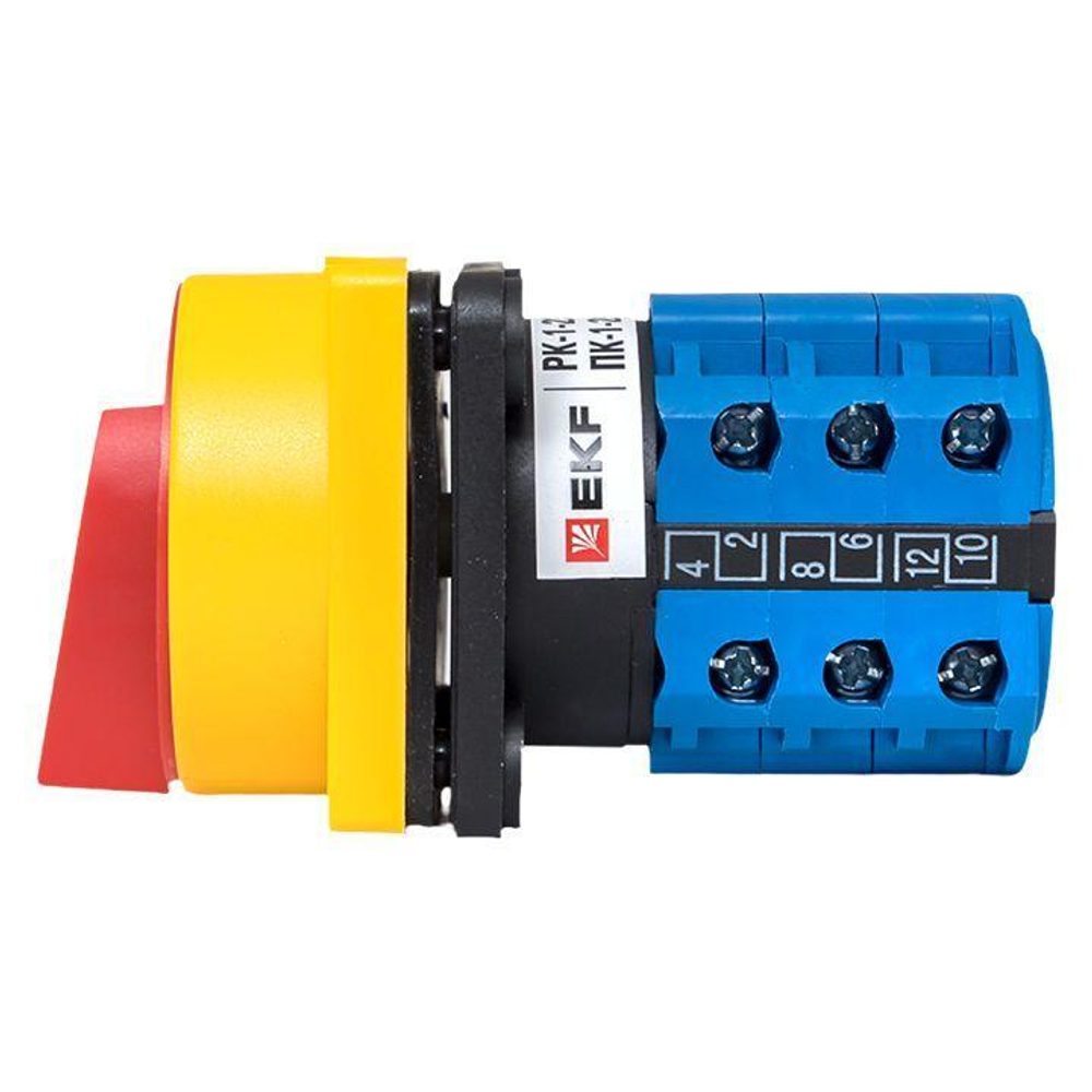 Переключатель кулачковый ПК-1-23 10А 3п "1-0-2" с блокировкой IP65 PROxima EKF pk-1-23-10-a65