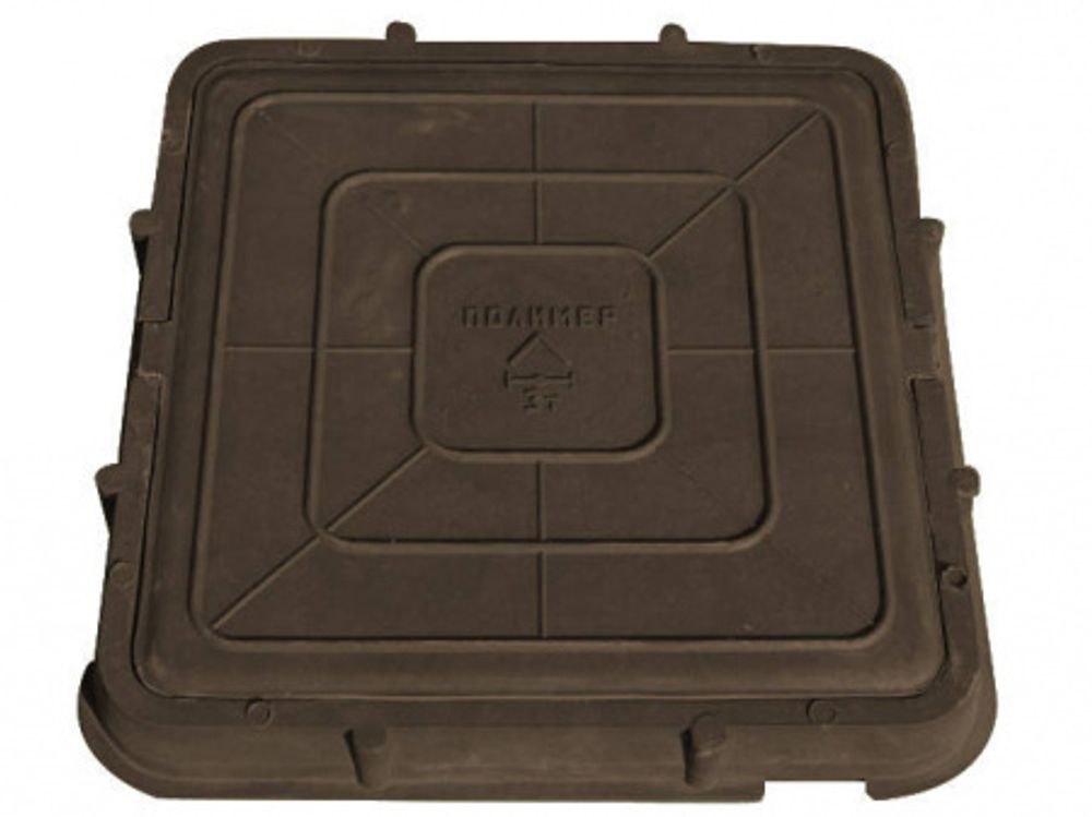 Люк полимерно-композитный квадрат.0,66х0,66