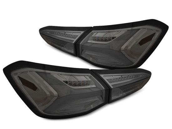 Фонари задние LED SMOKE SEQ для FORD FOCUS 4 18-21 HATCHBACK