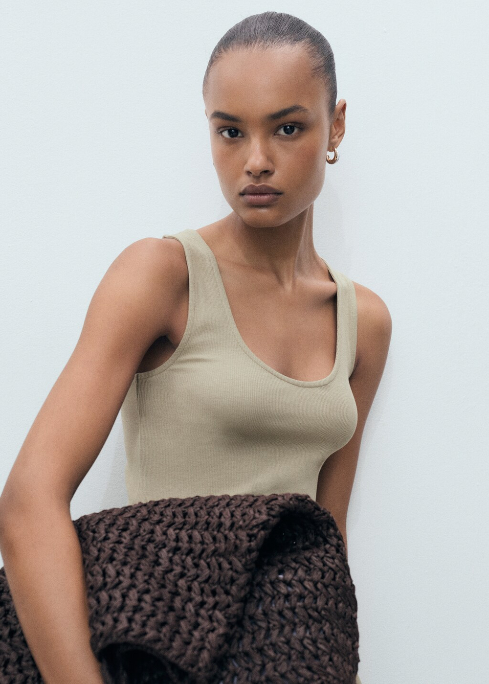 Комбинированное платье с пышной юбкой