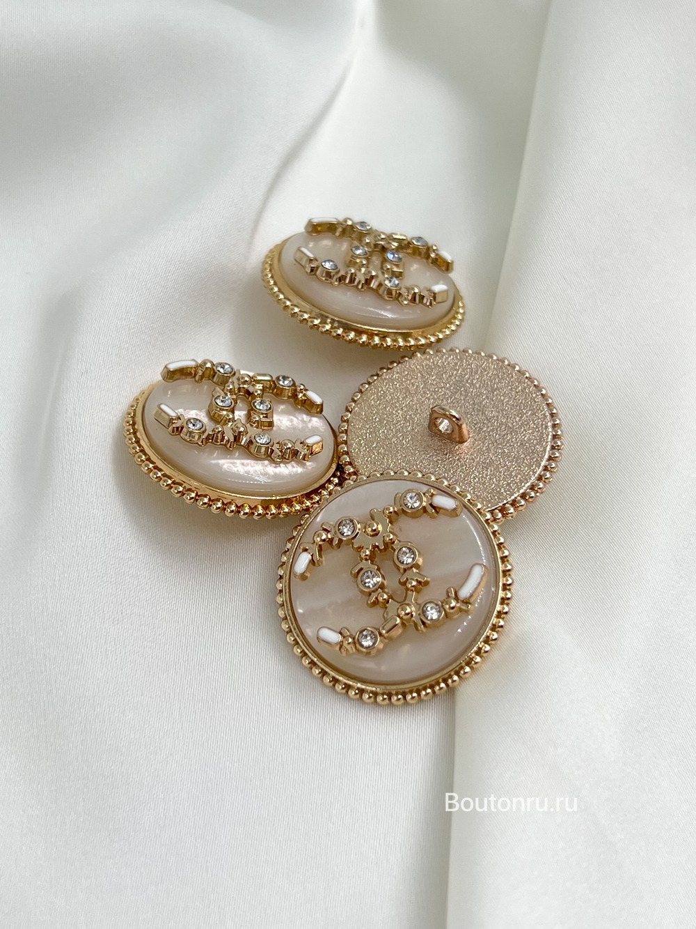 Пуговицы Ш. Золото Перламутр