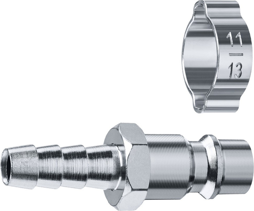 Переходник штуцер елочка 8 мм рапид штуцер ЗУБР Профессионал (20шт/уп)