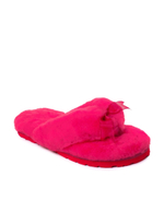 FLUFF FLIP FLOP II-rose red