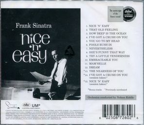 Frank Sinatra / Nice 'N' Easy (2020 Mix)(CD)