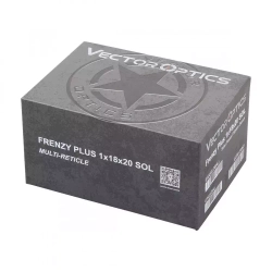 Прицел коллиматорный Vector Optics Frenzy PLUS 1x18x20 ENCLOSED SOL MULTI RETICLE - фото 11