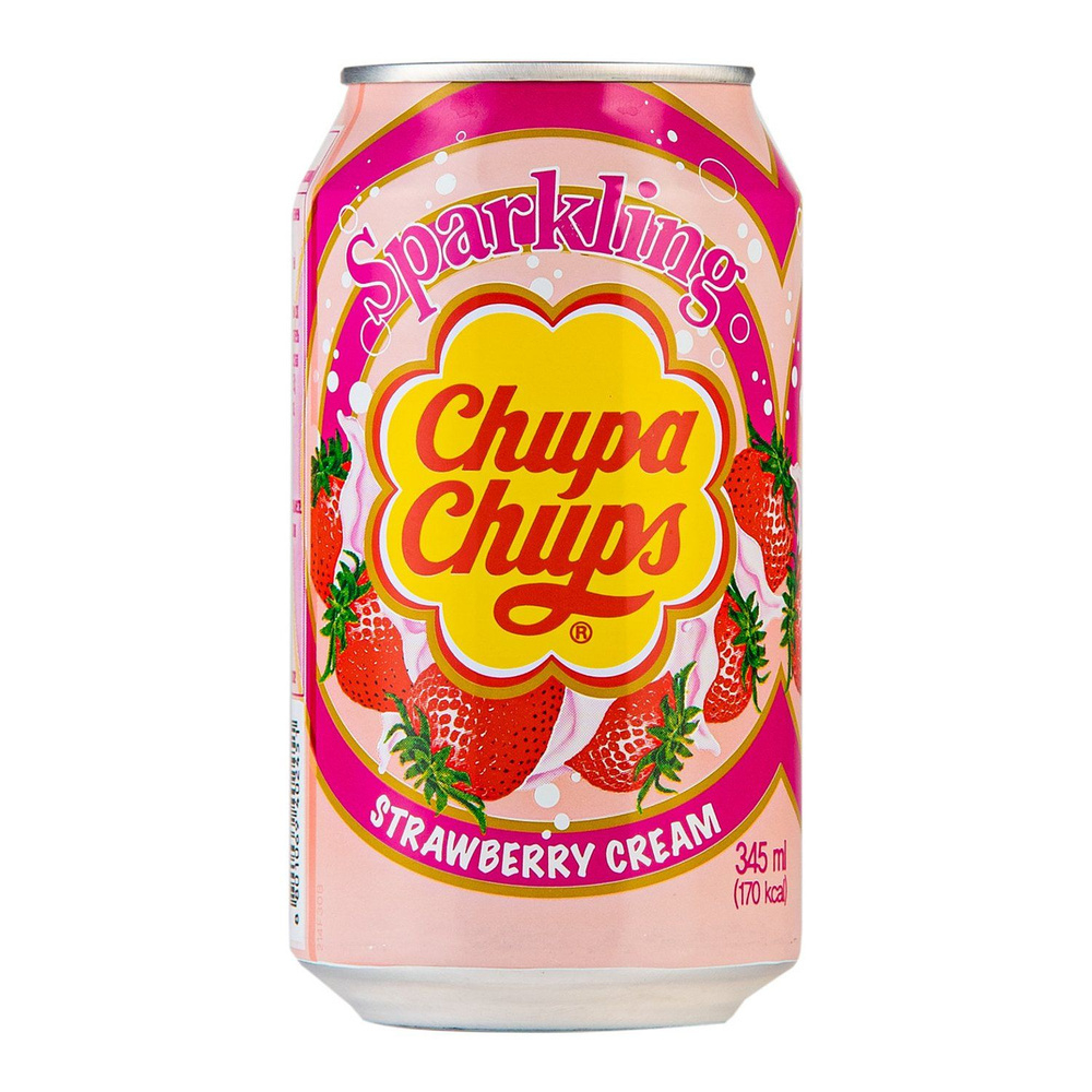 Chupa-Chups Клубника ж\б 345мл