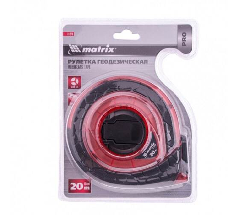 РУЛЕТКА ГЕОДЕЗИЧЕСКАЯ MATRIX 20МХ15М 31270