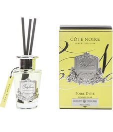 Летняя груша, ароматический диффузор в серебряном декоре, Cote Noire