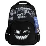 Рюкзак BRAUBERG SOFT, 2 отделения, 3 кармана, "Don't be afraid", СВЕТЯЩИЙСЯ, 40х31х15 см, 271364
