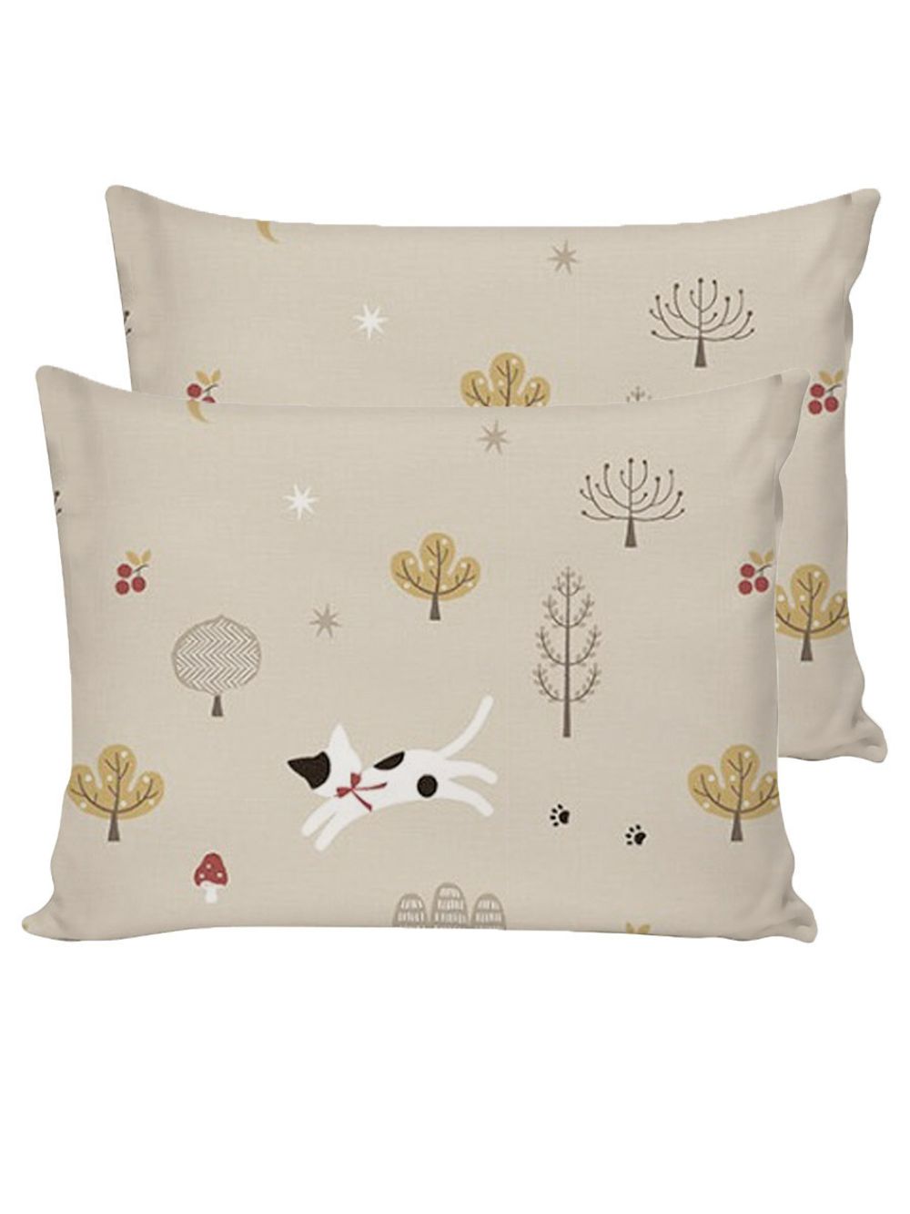 Постельное белье полисатин Simple House "Sitting" 2-спальное Наволочка 50x70 см 2 шт Простынь на резинке 160x200 см Пододеяльник 175x215 см